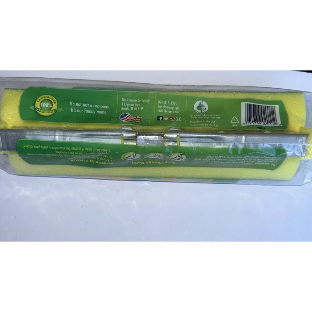 Libman Nitty Gritty‎ Roller Mop Refill Tear Resistant Cleaning Pad USA Made New